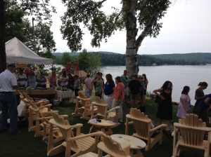 ADK furniture at Arts and Crafts Fair, Schroon Lake, NY. Photo by Jelane A. Kennedy